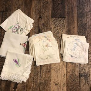 Vintage Cotton Dishcloths (10)